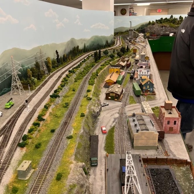 See the Model Train Layout in Action