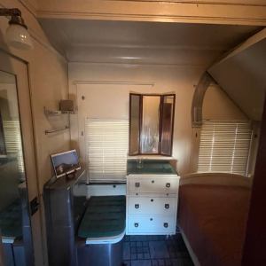 Restored Stateroom B aboard Office Car 98.
