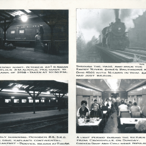 1970 saw 3158 repainted into Roman lettering and the interior enhanced with 1930s elements, before a trip to Crossville behind locomotive 4501, a major part of the early museum calendar and treasury.