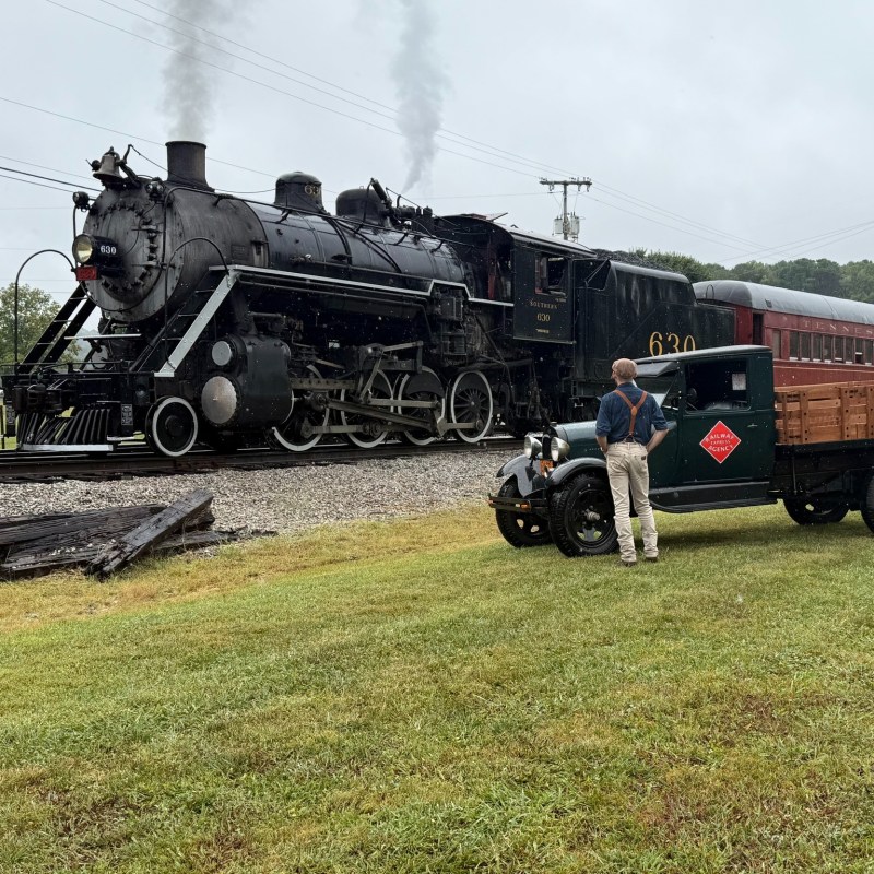 Steam 630 Powers Founders Day at TVRM